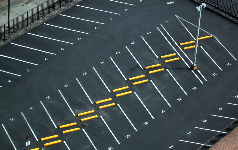 How to Prepare a Commercial Lot for Restriping Work
